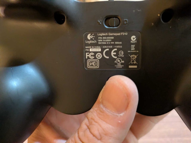 Logitech Gamepad F310 - photo 2