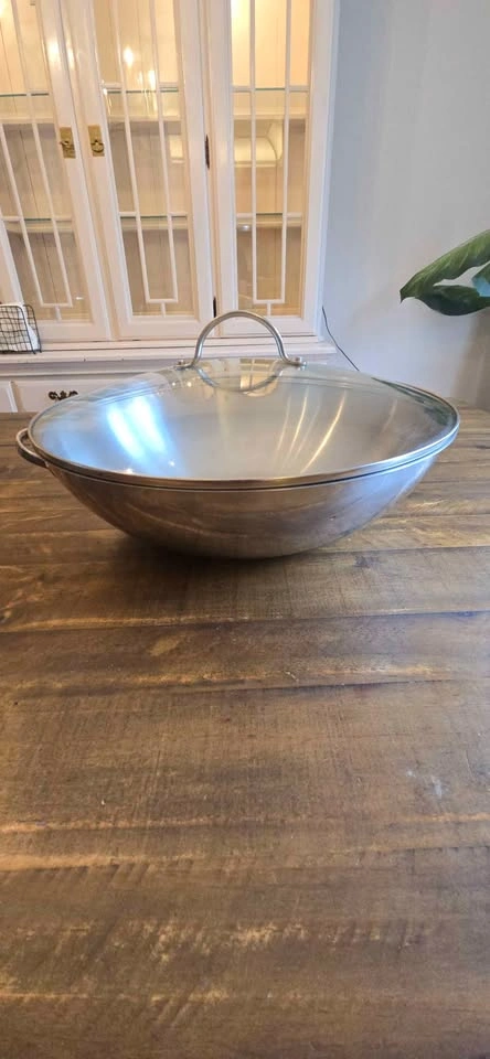 15" Stainless Steel Wok + Bowls - photo 2