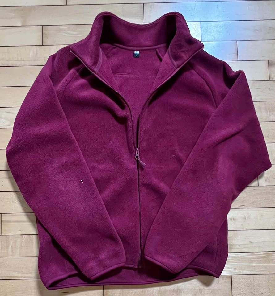 Maroon Uniqlo Burgundy Fleece
