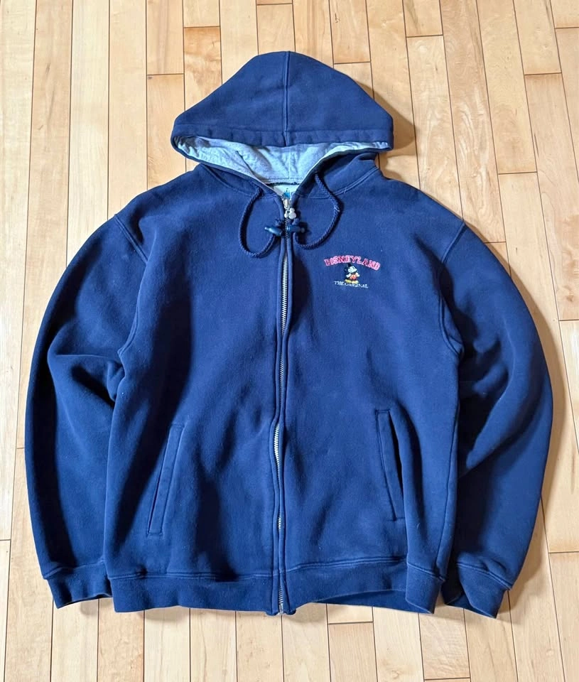 Navy Blue Vintage Hoodie