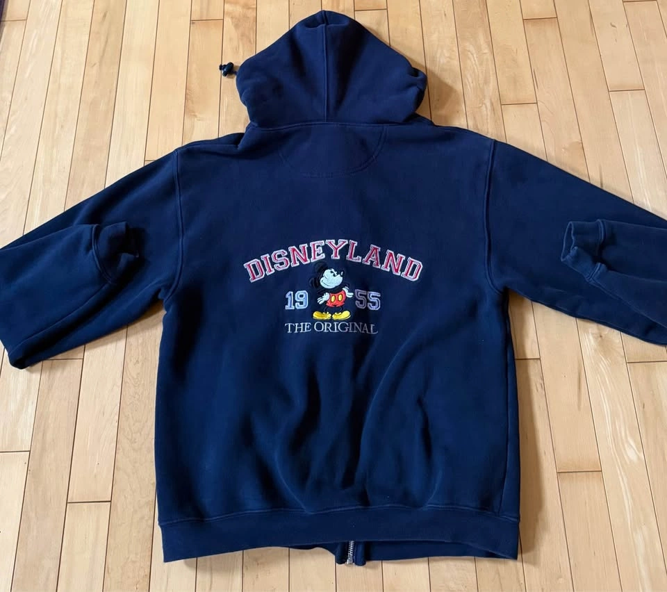 Navy Blue Vintage Hoodie - photo 2
