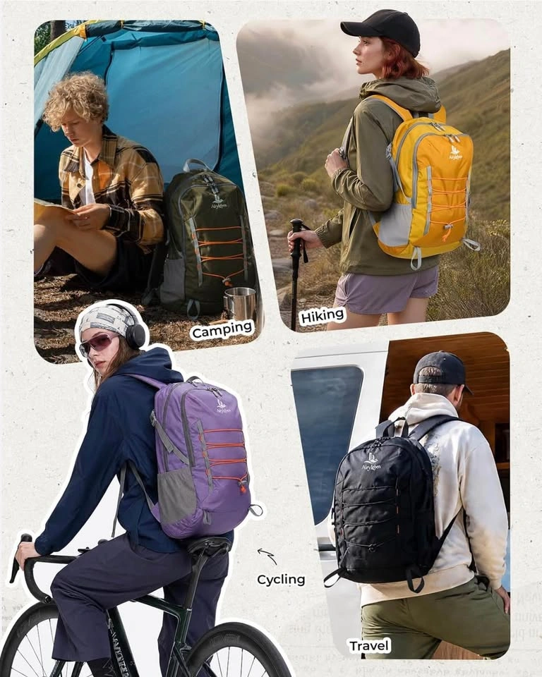 (New)20L Hiking Backpack, Lightweight Travel Backpack, Green - photo 2
