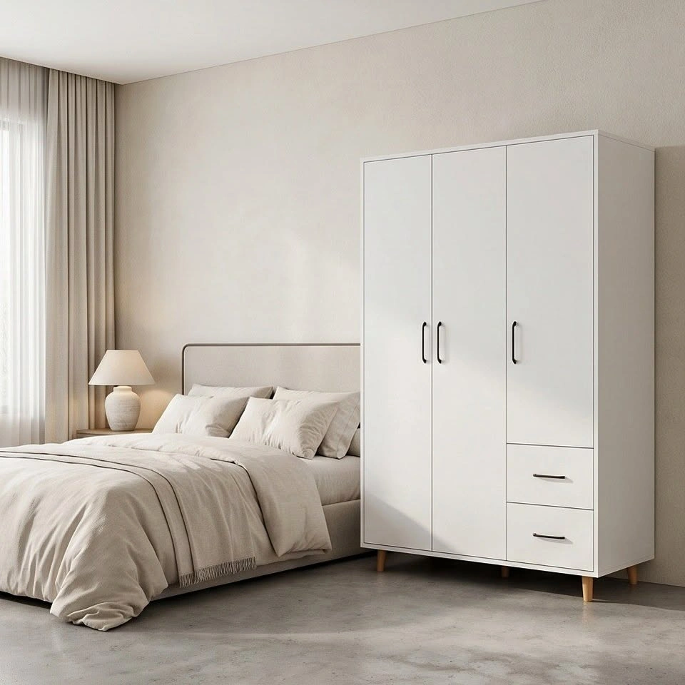 Sleek Space-Saving Wardrobe with Minimalist Design