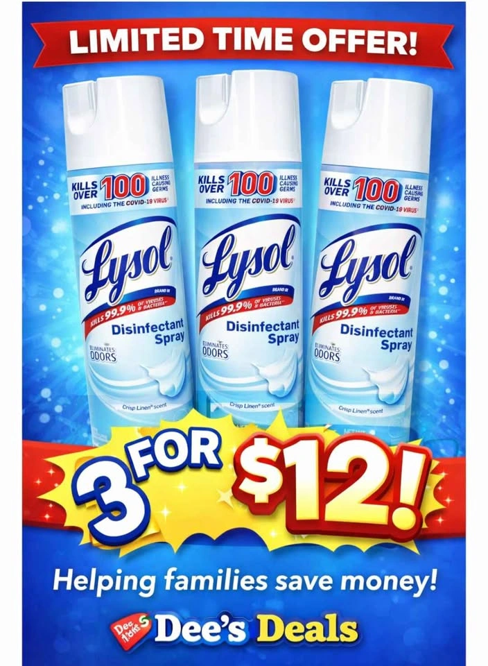 Lysol cleaner 3 for $12 - photo 3