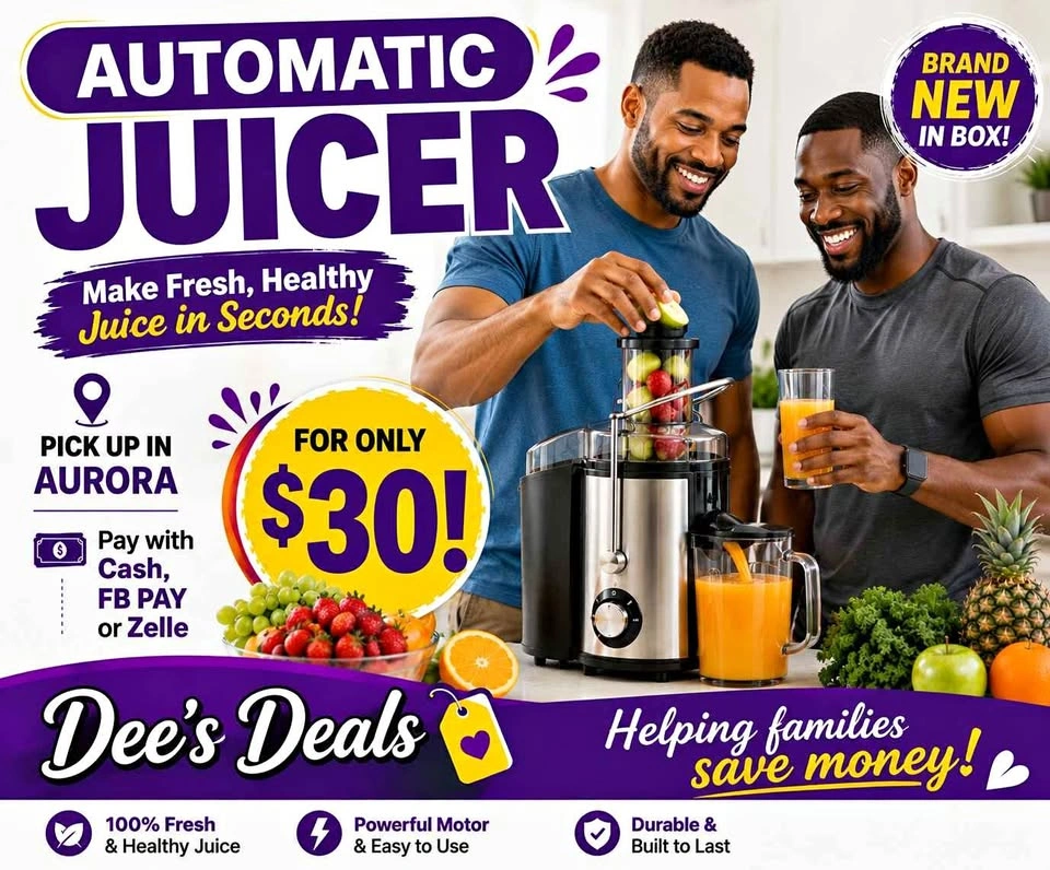 Automatic Juicer BRAND NEW IN BOX ONLY $30