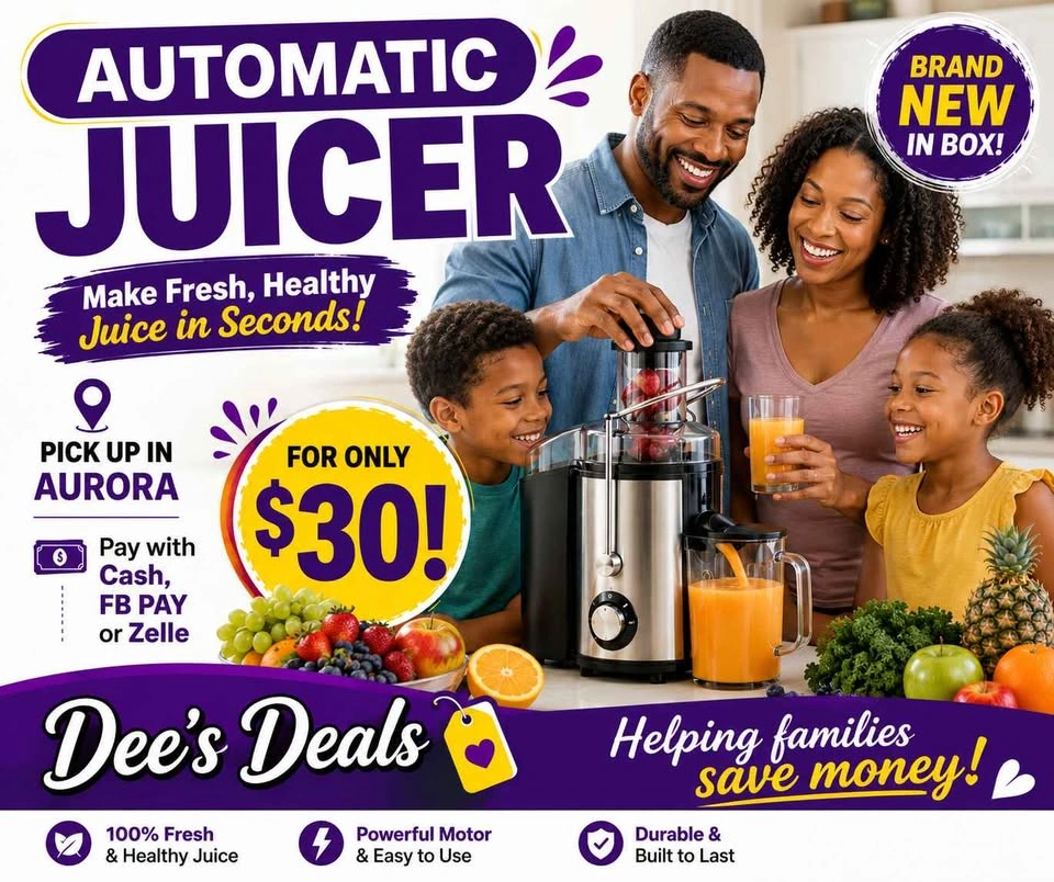 Automatic Juicer BRAND NEW IN BOX ONLY $30 - photo 2