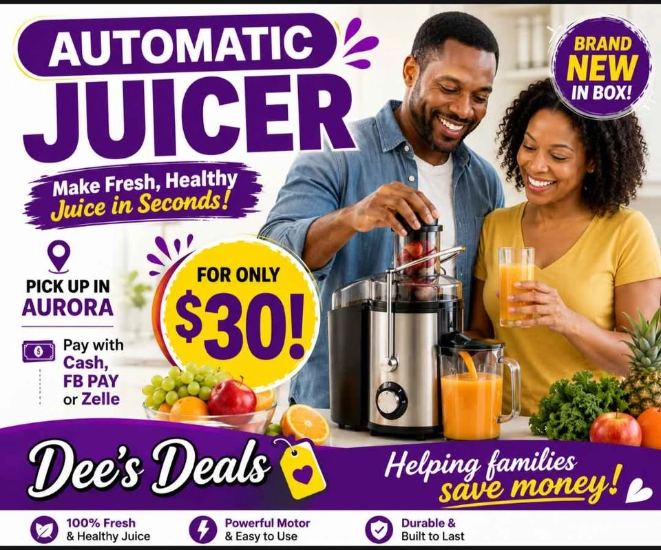 Automatic Juicer BRAND NEW IN BOX ONLY $30 - photo 3