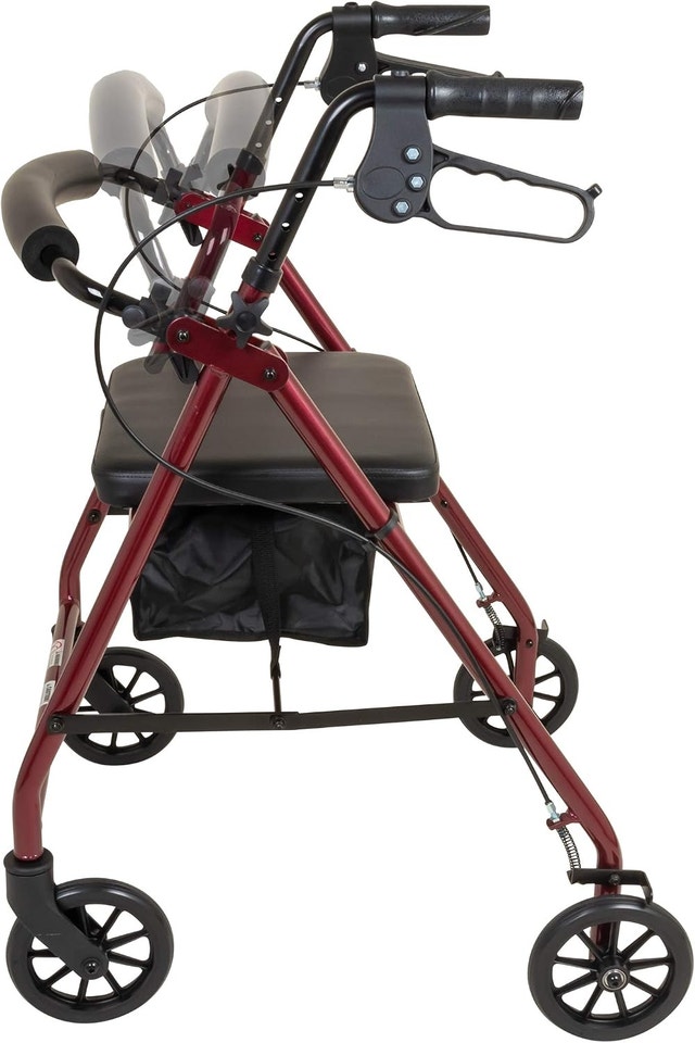 ProBasics 300 lbs Aluminum Rollator Walker with Seat BRAND NEW - photo 3