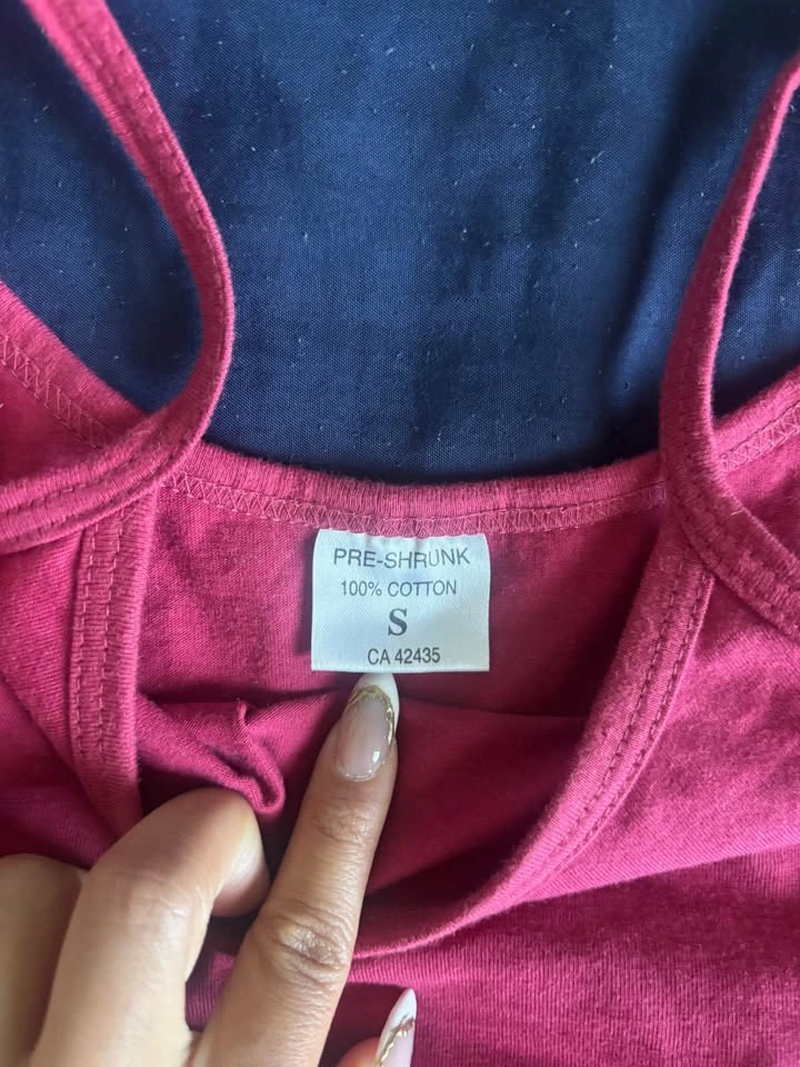 Fuchsia tank top - Small - photo 2
