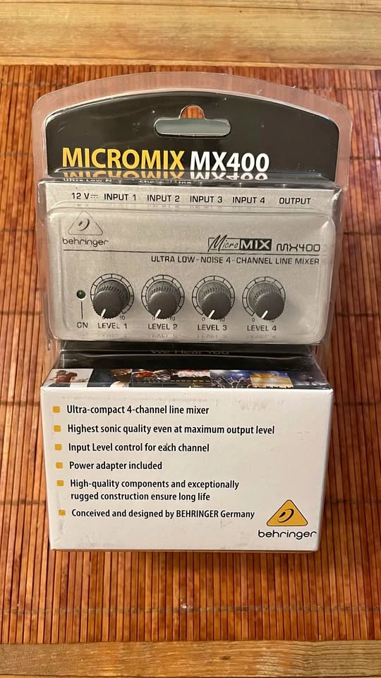 Behringer MicroMIX MX400 – NEW in Original Packaging