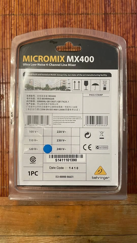 Behringer MicroMIX MX400 – NEW in Original Packaging - photo 2