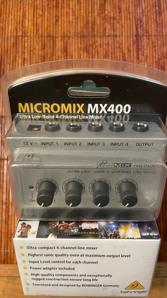 Behringer MicroMIX MX400 – NEW in Original Packaging - photo 3