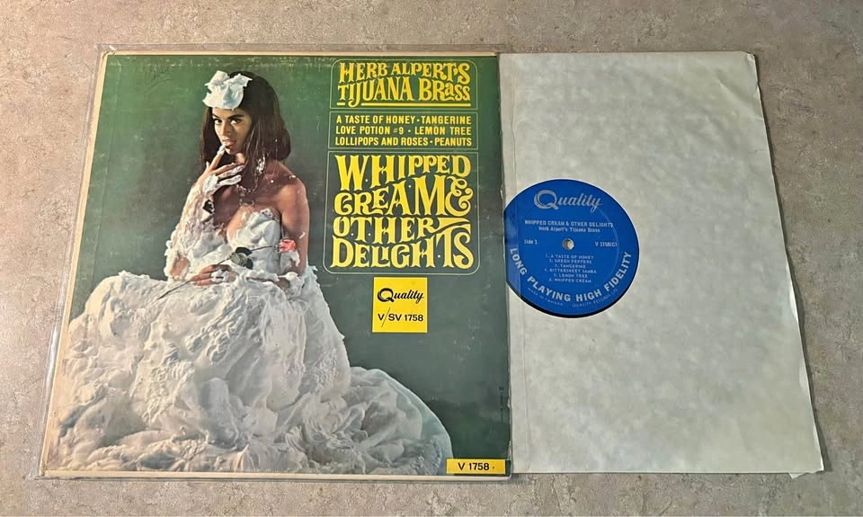 Vintage Vinyl LP – Herb Alpert’s Whipped Cream & Other Delights