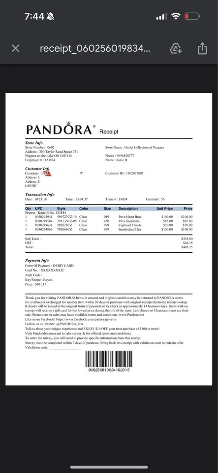 Authentic Pandora bracelet with extra charms - photo 3