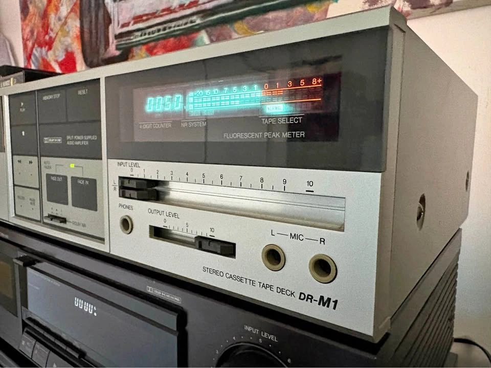 Vintage DENON DR-M1 Stereo Cassette Tape Deck