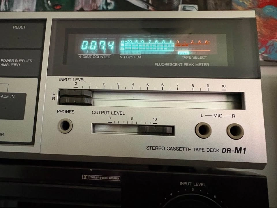 Vintage DENON DR-M1 Stereo Cassette Tape Deck - photo 5