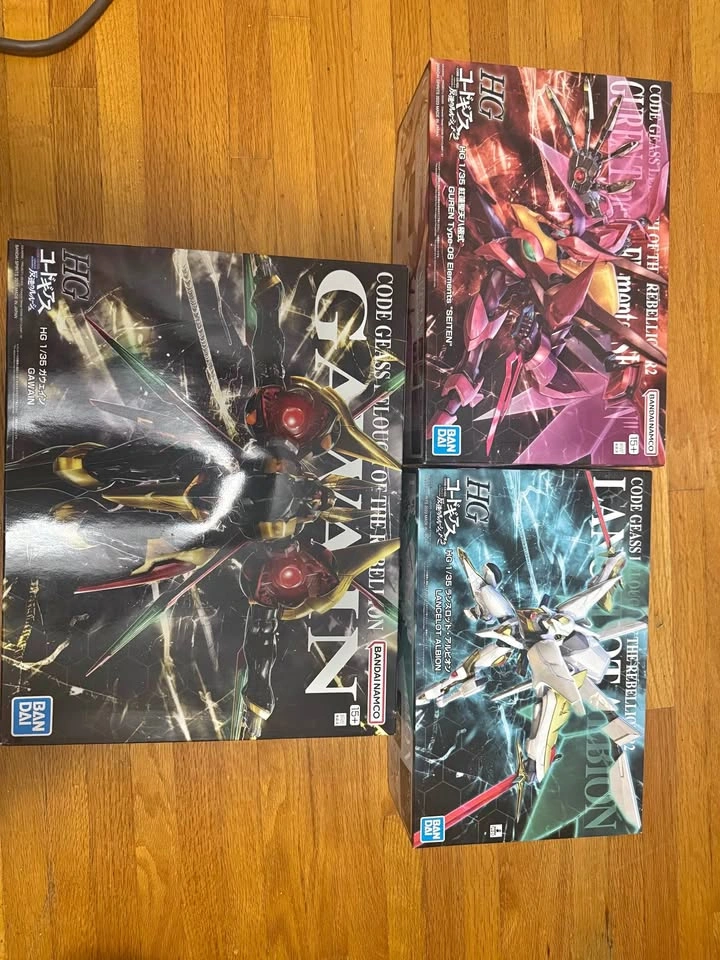 Bandai HG Code Geass Model Kits
