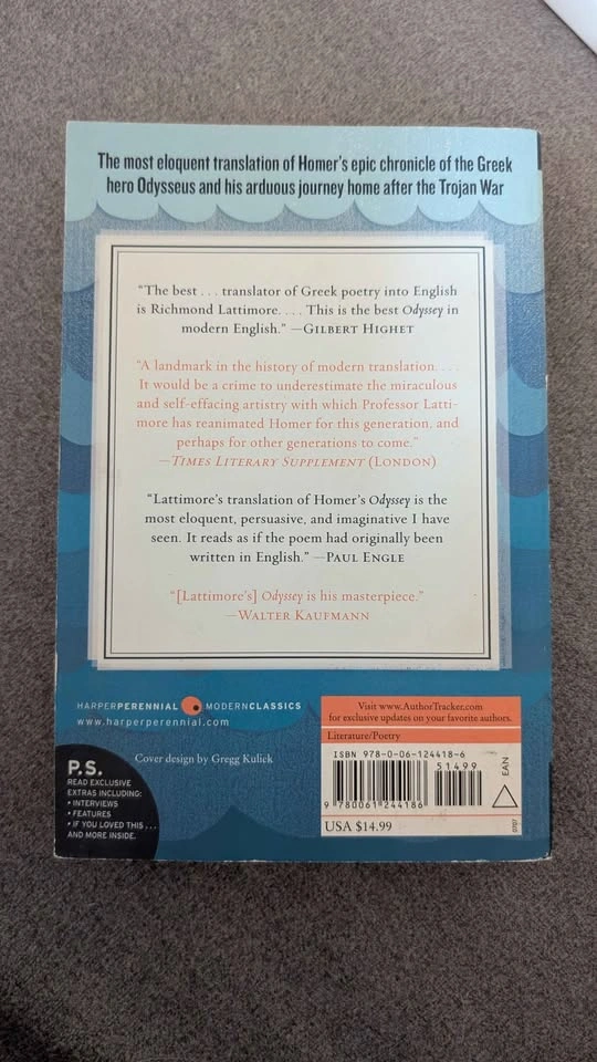 The Odyssey of Homer Translated by Richmond Lattimore - photo 2