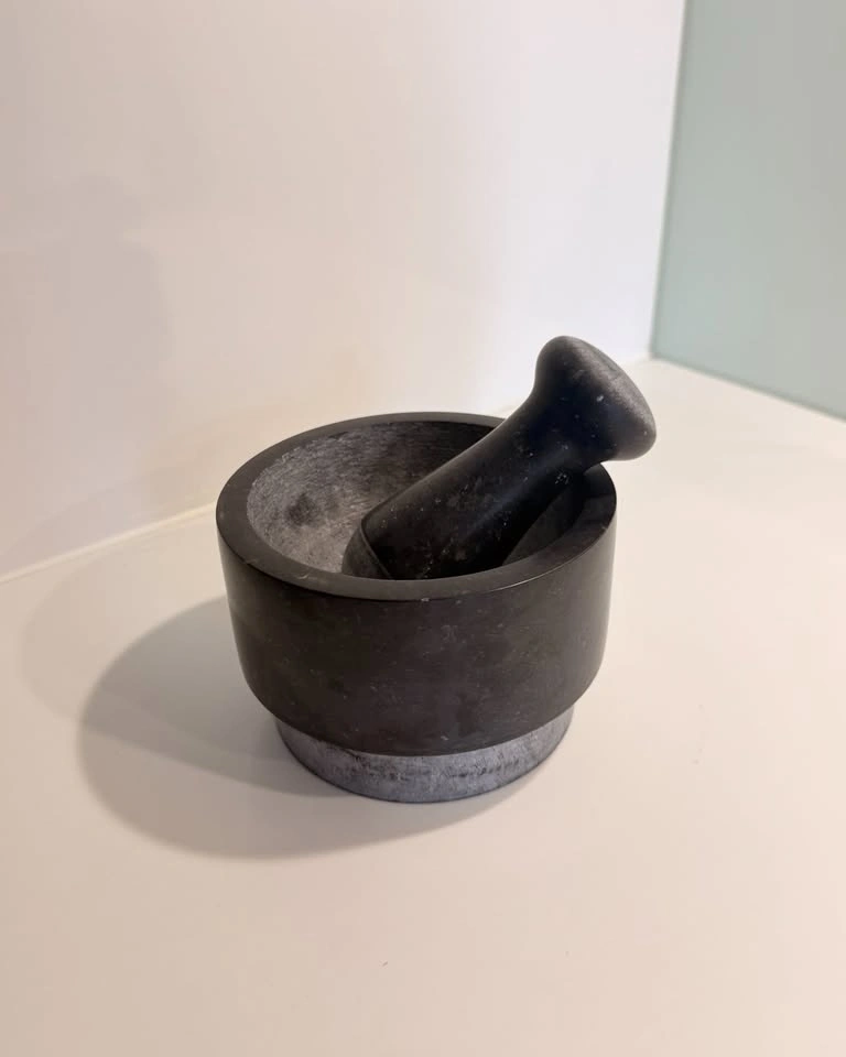 Black Stone Mortar & Pestle - photo 5