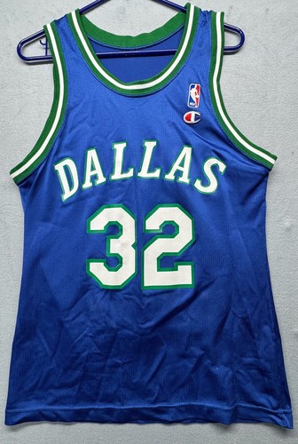 Vintage 1990s Jamal Mashburn Dallas Mavericks #32 Jersey