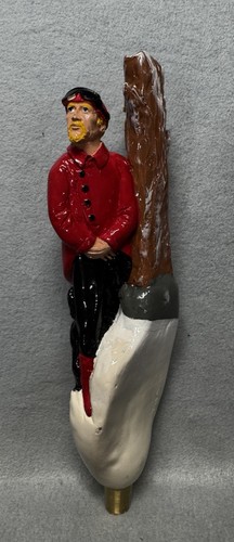 Rogue Yellow Snow Ale Man And Dog Beer Tap Handle 11" - photo 2