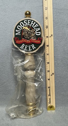 Vintage Beer Tap Handle Moosehead Beer Canadian Lager 12”