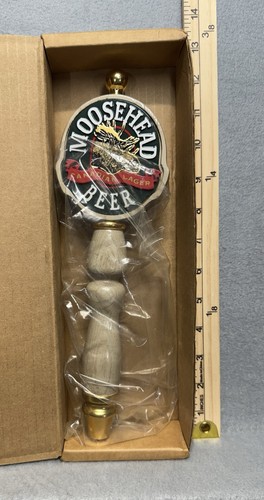 Vintage Beer Tap Handle Moosehead Beer Canadian Lager 12” - photo 2