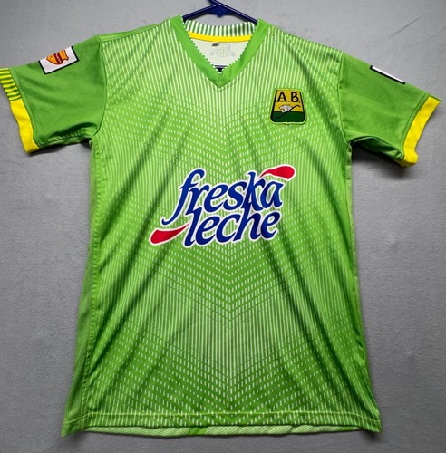 Atletico Bucaramanga Freska Leche Soccer Jersey Green Men's Size