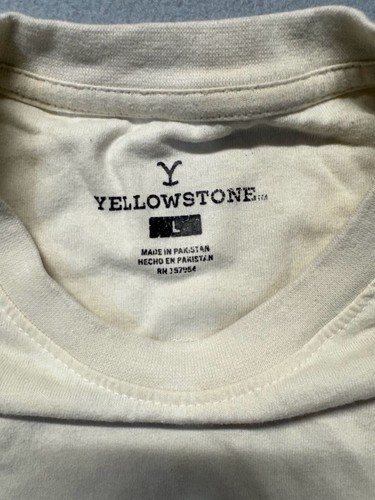 Yellowstone Dutton Ranch Bison Long Sleeve Graphic Tee Large - photo 2