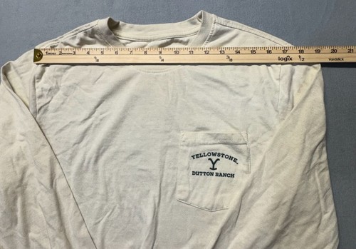 Yellowstone Dutton Ranch Bison Long Sleeve Graphic Tee Large - photo 5