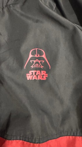 Disney Parks Star Wars Darth Vader Hooded Zip Windbreaker Jacket - photo 3