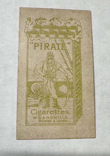 8 - PIRATE Cigarettes. W.D. & H.O.WILLS. Bristol: & London 1928 - photo 3