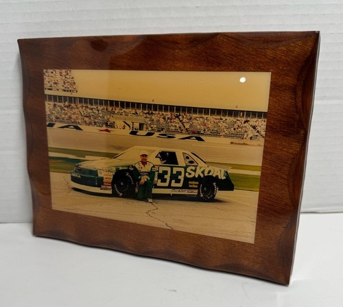Vintage Harry Gant #33 Skoal Bandit NASCAR Plaque Mounted Photo - photo 2
