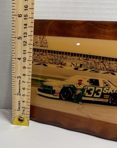 Vintage Harry Gant #33 Skoal Bandit NASCAR Plaque Mounted Photo - photo 4