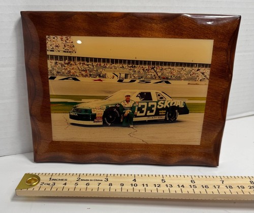 Vintage Harry Gant #33 Skoal Bandit NASCAR Plaque Mounted Photo - photo 5