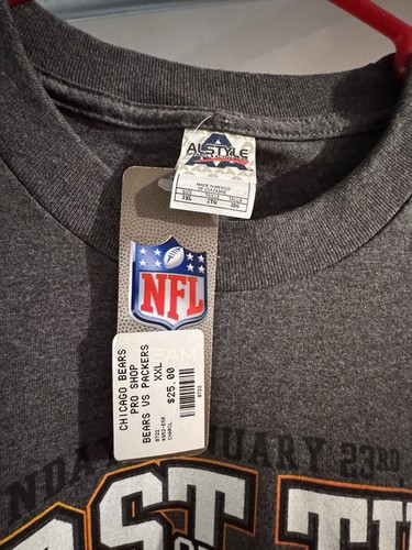 All Style Gray Chicago Bears vs Green Bay Packers 2XL Shirt - photo 2