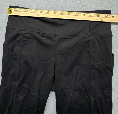 Athletic Works Women's Black Cropped Leggings with Pockets - photo 4