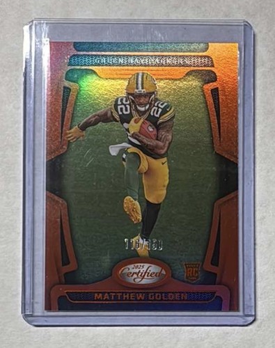 2025 Panini Certified Matthew Golden RC Red Mirror /150