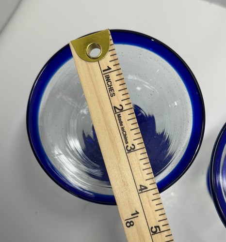 Set of 2 Hand-Blown Mexican Martini Glasses - photo 3
