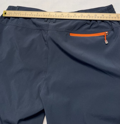 Men’s 6XL Softshell Outdoor Pants Blue Stretch Zip Pockets - photo 4