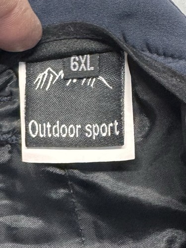 Men’s 6XL Softshell Outdoor Pants Blue Stretch Zip Pockets - photo 5