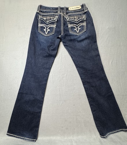 Rock Revival Molly Boot Low Rise Size 29 Embellished Jeans - photo 2