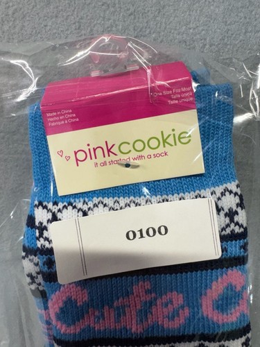 Pink Cookie Women's Owl Pattern Knit Slipper Socks - photo 4