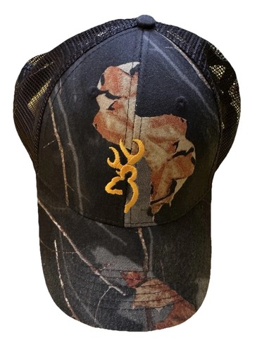 Browning Camouflage Mesh Back Ball Cap One Size