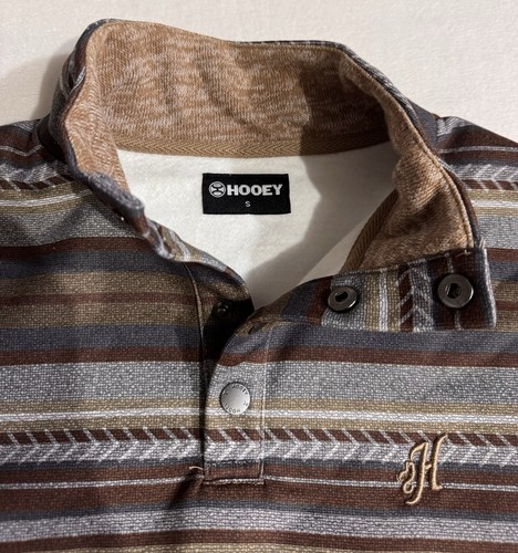 Hooey Men's Mock Neck Striped Knit Pullover Sweater Size S - photo 3