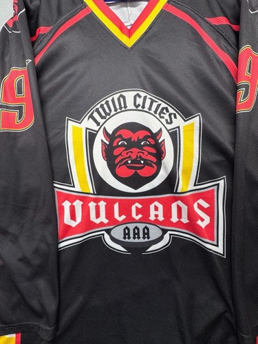 Vintage Twin Cities Vulcans AAA Hockey Jersey Size Large - photo 3