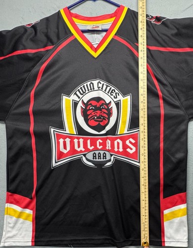 Vintage Twin Cities Vulcans AAA Hockey Jersey Size Large - photo 5