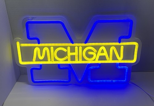 MICHIGAN LED Light Sign 15"x9” Eco friendly Without USB Adapter - photo 2