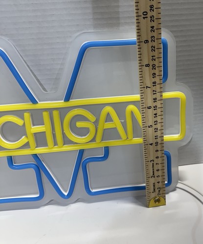 MICHIGAN LED Light Sign 15"x9” Eco friendly Without USB Adapter - photo 4