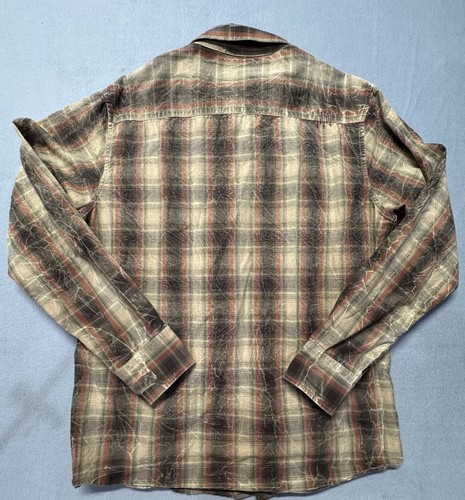Vintage Point X Custom Rag Wash Pearl Snap Men's Shirt: Size XL - photo 2